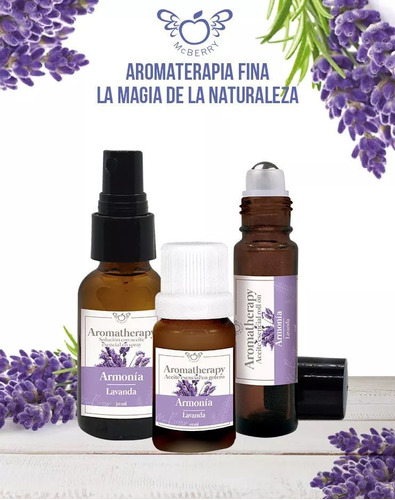 Set De Aromaterapia Mcberry Aroma Lavanda 