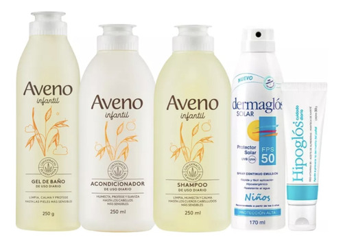 Kit Aveno Higiene Y Protección Infantil Spray Hipoglos 30g