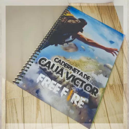 Caderneta de Saúde Personalizada Free Fire