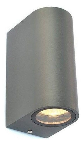 Luminaria Aplique Pared Ip65 2 Luces Gu10 15x6.8cm