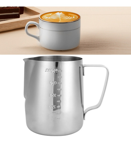 Jarra De Leche Para Hacer Espuma, Espesante, De Acero Inoxid