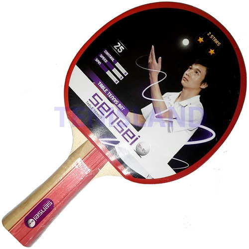 Imagen 1 de 2 de Paleta De Ping Pong Sensei 2* Star Plus Tenis De Mesa