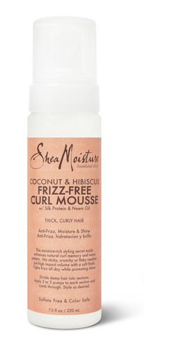 Espuma Antifrizz Para Rizos Coco & Hibiscus Shea Moisture