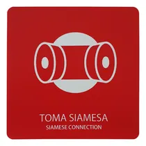 Comprar Letrero Señal Toma Siamesa Económico Fotoluminiscente Signa