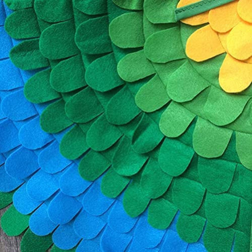 Wv Ropa De Pájaros Para Niños Con Capa De Alas De Colores