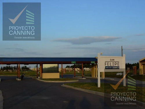 Imagen 2 de 8 de Venta De Lote Terreno En Barrio San Felipe Canning Ezeiza