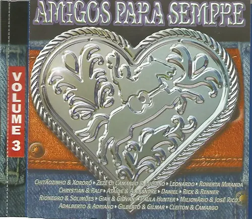 4 Cds - Amigos - 1, 2, 3 E 99 - Chitão, Xororó, Leandro Zezé
