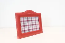 Comprar Porta Retratos Horizontal Rusconi, Simil Cuero Color Rojo
