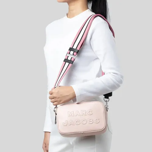 Cartera Crossbody Marc Jacobs Cámara Flash Signet Peach Nude