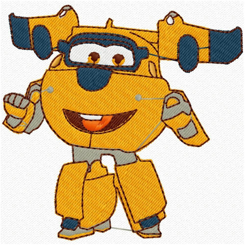 Matrizes De Bordado Bcf0033-1 Super Wings Jett Dizzy