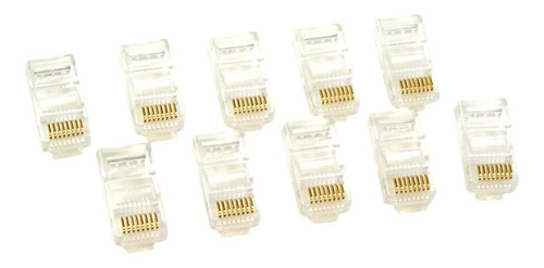 Modular Conector Kit Para Patch Cable Transparente