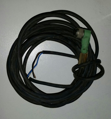 Conector Hembra M12 Con 4m Cable 4 Hilos Para Sensores 