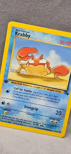 1999 krabby pokemon card value Krabby [1999-2000] #51 Prices | Pokemon Fossil