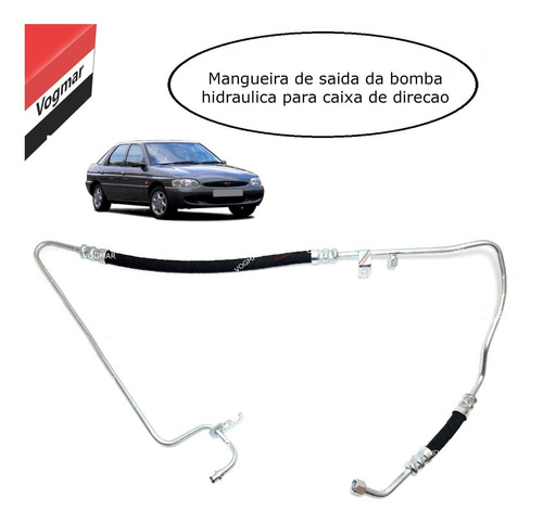 Mangueira Pressão Direção Hidraulica Escort Zetec 97/03 1.8