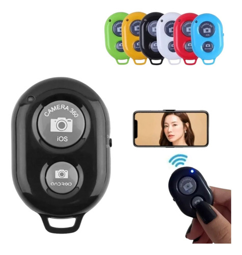 Controle Bluetooth Shutter Foto Para Selfie Android iPhone