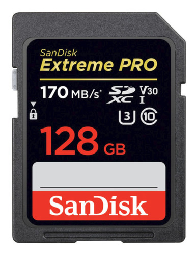 Cartão de memória SanDisk SDSDXXD-128G SDSDXXY-128G-GN4IN  Extreme Pro 128GB