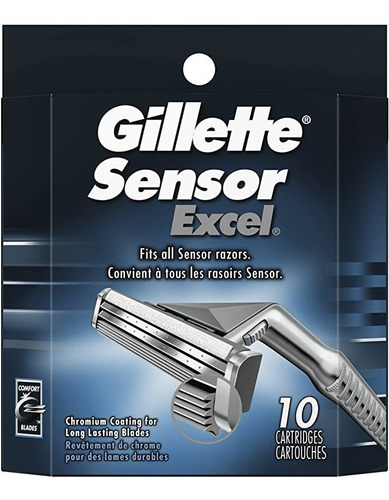 Cartuchos Sensor De Recambio Gillette (1 Unidad), Sensor Exc