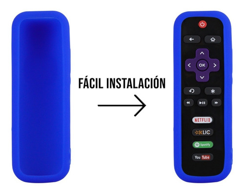 Imagen 6 de 10 de Funda Para Control Roku Tv Aparatos Express Premiere Stick