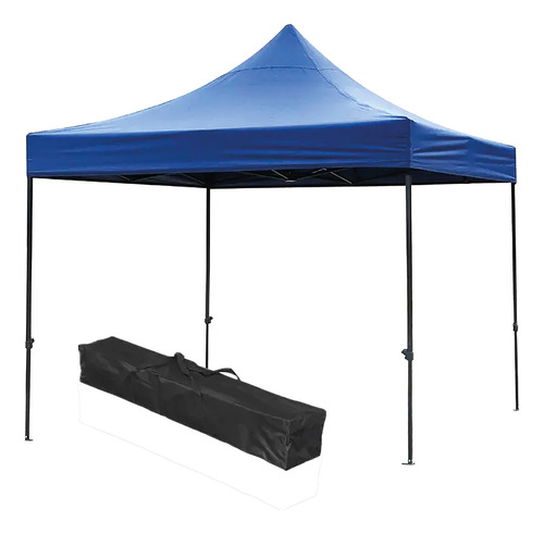 Toldo Plegable Homely 2x2 Azul Impermeable Retractil Araña