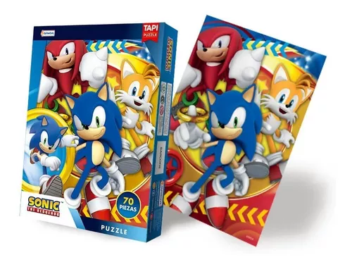 Puzzle Sonic The Hedgehog 70 Piezas 21x30 Tapimovil