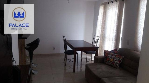 Apartamento Com 3 Dormitórios À Venda, 74 M² Por R$ 300.000,00 - Gleba Califórnia - Piracicaba/sp - Ap0148