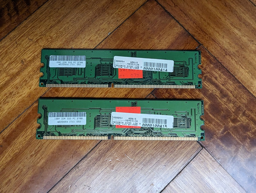 Memorias 128mb Ddr333 Pc2700 Para Pc- Dos Módulos- Leer