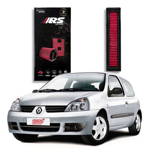 Filtro Ar Esportivo Inbox Rs Renault Clio 1.0 16v Flex 2012