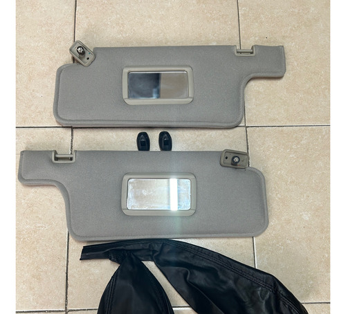 Kit Viseras Con Soportes Y Fundas En Piel Golf Jetta A2