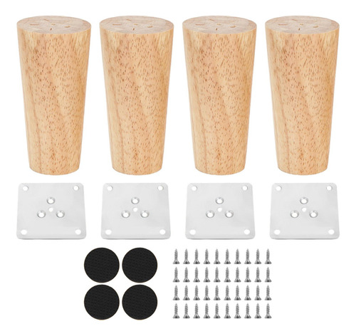 Patas De Gabinete De 4 Piezas, Patas De Altura 10cm