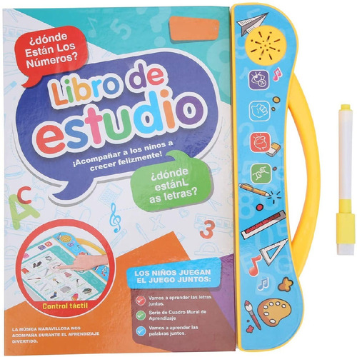 Libro De Aprendizaje Interactivo Bilingue Para Niños A Pila