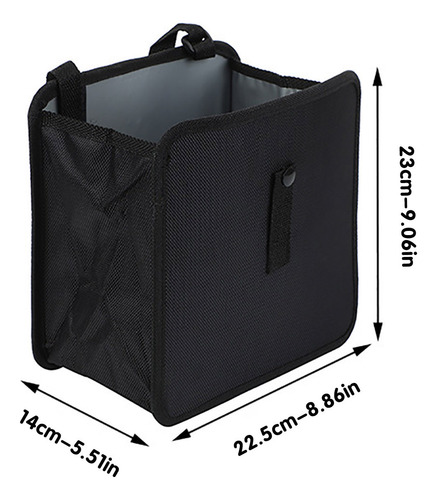Bolsa De Coche N Trash Can | Cubo De Basura Compacto Para Co