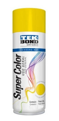 Pintura En Aerosol Uso General Amarillo 140g/200ml Tek Bond