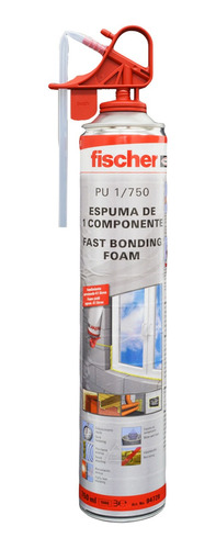 Espuma De Montaje Rápido Poliuretano Fischer 750ml