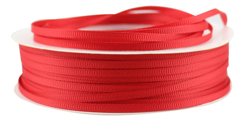 Mayreel Cinta De Grogren Solida De 1/8 Pulgadas, Cinta Roja