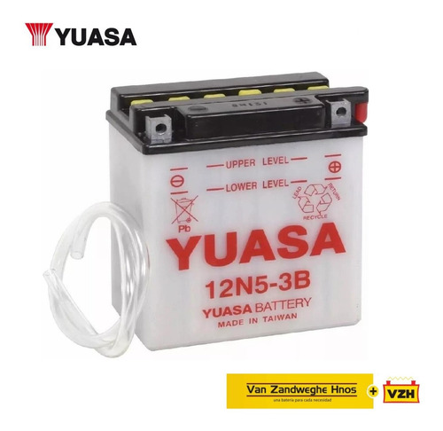 Imagen 1 de 1 de Bateria Yuasa Moto 12n5-3b Yamaha Xtz125 2020