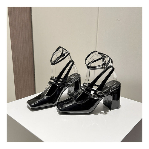 Sandalias Elegantes De Tacón Alto Con Hebilla For Mujer 202