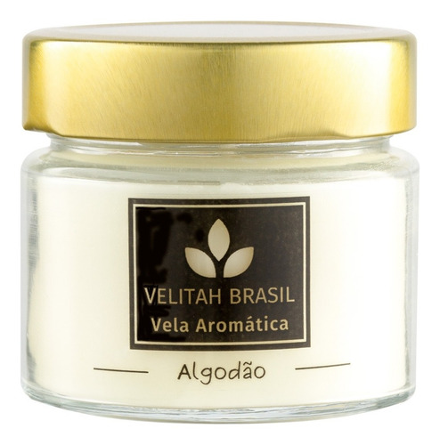 Imagem 1 de 2 de Vela Aromática Premium Algodão 140g 30h Aromatizada