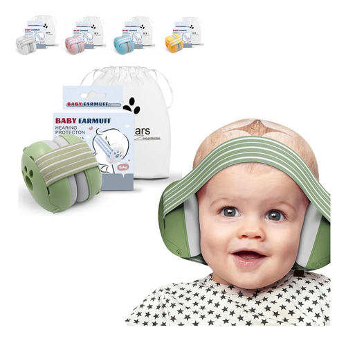 Abafador Ruído Auricular Infantil Confortável Bebê Autismo 