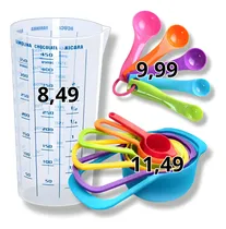 Comprar Kit Copo Medidor Colheres Medidoras Xícaras Medidas Receitas