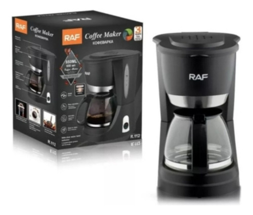 Cafetera Cafe 6 Tazas Semi Automática De Filtro Raf-112