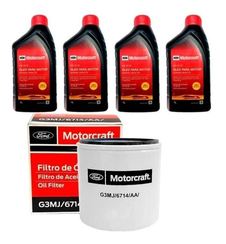 Kit Óleo E Filtro Motorcraft - Original Ford Ka Fiesta Focus