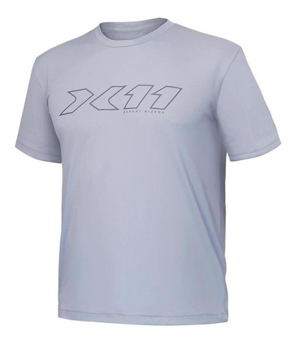 Imagem 1 de 2 de Camiseta X11 Dryfit Underjacket Cinza Claro