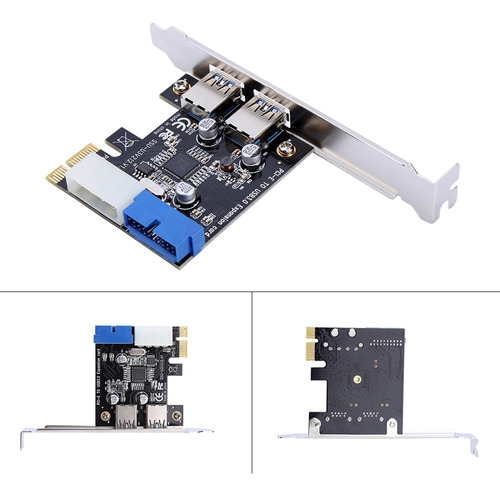 Adaptador De Tarjeta De Expansión Pcie A Usb3.0 De Placa Pci
