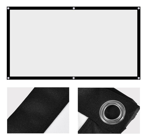 Ecran Pantalla Proyector 80 Pulgadas Blanco Owlenz H80-az