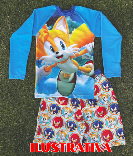 Traje De Baño Tortujas Ninja Mike Short Y Playera