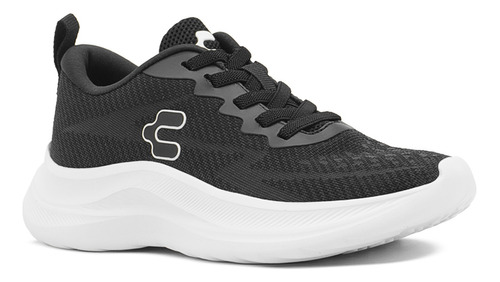 Tenis Charly Para Mujer Running Cómodos Suela Eva Negro 2-6