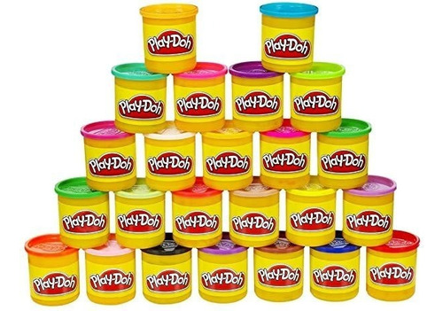 Play Doh Caja Con 36 Botes De Plastilina De Colores 112 Gr