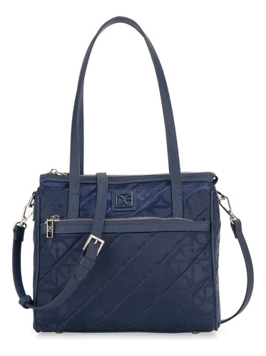 Bolsa Satchel Cloe Eresmi Mediano Color Azul
