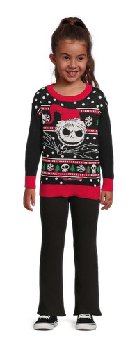 Suéter Navidad Jack Skellington Tallas Niños, Niñas