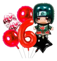 Comprar Itachi Naruto Globos \u002F Pack De 5 Globos \u002Fcumpleaños